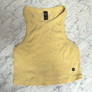 WIT crop top yellow